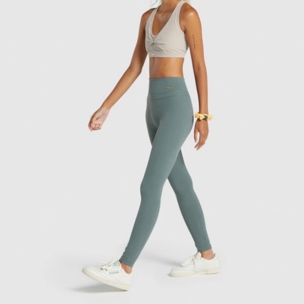 Gymshark x Whitney Simmons | High Rise Scrunch Leggings Eucalyptus Size XXL
